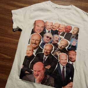 DR PHIL T-SHIRT - Small // Funny TV Doctor Phil Tee Shirt humor